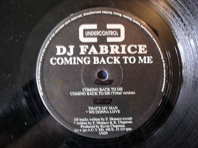 DJ Fabrice - Coming Back To Me | Undercontrol (U020)