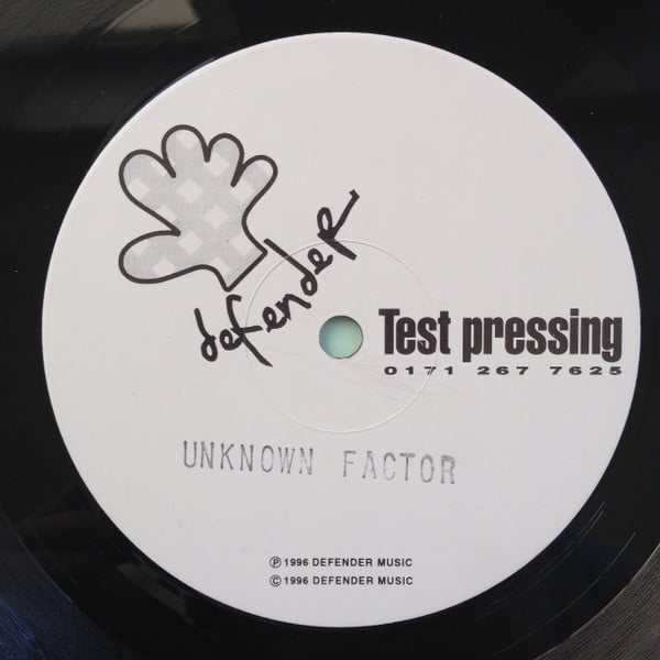 The Unknown Factor - The 4-Track EP / Remix Single | Defender Music (DFD968) - main