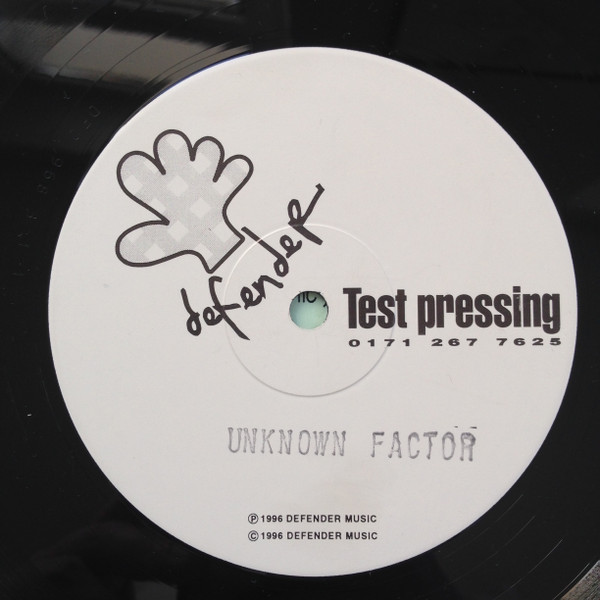 The Unknown Factor - The 4-Track EP / Remix Single | Defender Music (DFD968) - 2