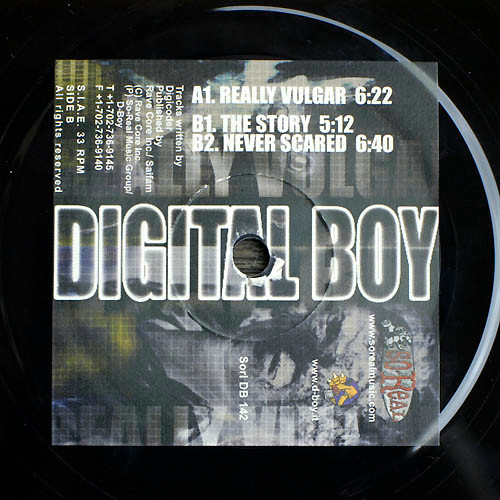 Digital Boy - Really Vulgar | D-Boy Black Label (Sorl DB 142) - 3 Digital Boy - Really Vulgar | D-Boy Black Label (Sorl DB 142) - 3