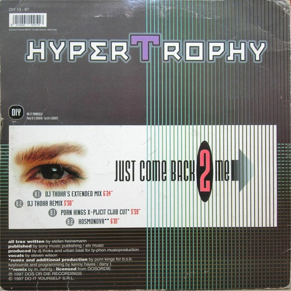 Hypertrophy - Just Come Back 2 Me | Do It Yourself Entertainment (DIY 13 - 97) - 2
