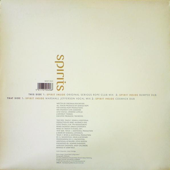 Spirit Inside (Serious Rope & Marshall Jefferson Club Mixes)