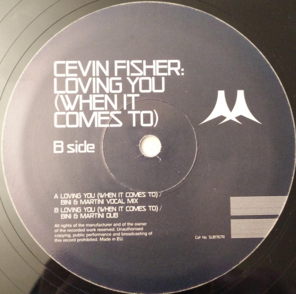 Loving You (When It Comes To) (Bini & Martini Remixes)