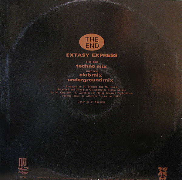The End - Extasy Express | Flying Records (FLY 044) - 2