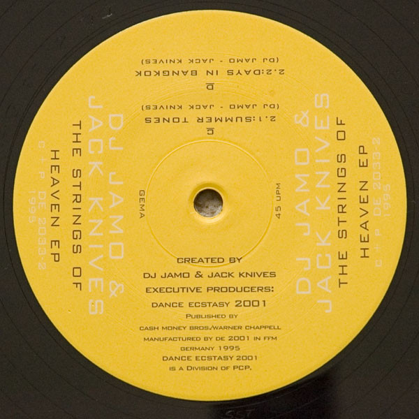 DJ Jamo & Jack Knives - The Strings Of Heaven EP | Dance Ecstasy 2001 (DE 2033-1/-2) - 5 DJ Jamo & Jack Knives - The Strings Of Heaven EP | Dance Ecstasy 2001 (DE 2033-1/-2) - 5