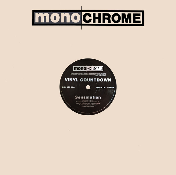 Vinyl Countdown - Sensolution | Monochrome (MON 005-12) - main