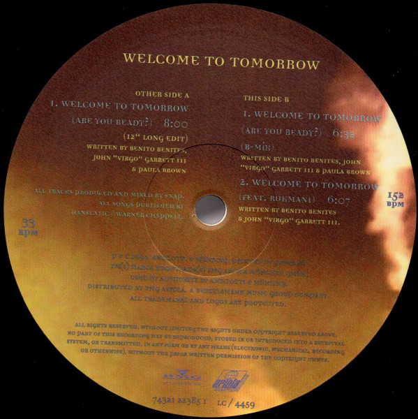Welcome To Tomorrow