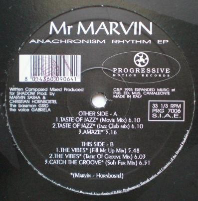 Mr Marvin - Anachronism Rhythm EP | PRG (Progressive Motion Records) (PRG 7006)