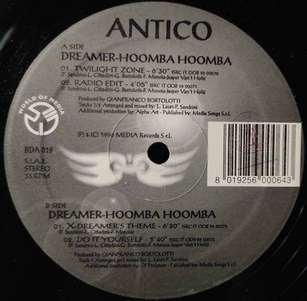 Antico - Dreamer-Hoomba Hoomba | Baia Degli Angeli (BDA 019) - 5