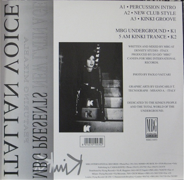 MBG Presents New Latin Age Featuring Mikaela - Italian Voice | MBG International Records (MBG 0493) - 2