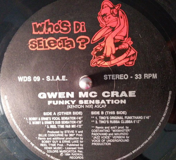 Gwen McCrae - Funky Sensation | Who's Di Selecta? (WDS 09) - main