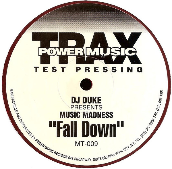 DJ Duke Presents Music Madness - Fall Down | Power Music Trax (MT-009)