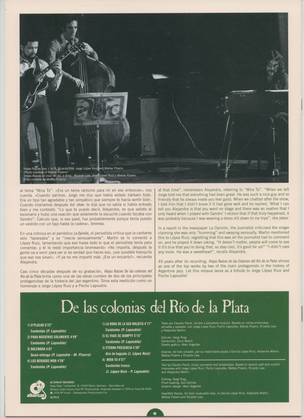 De Las Colonias Del Río De La Plata