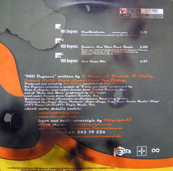 Ian Pooley - 900 Degrees Vol. 2 | V2 (VVR5015140) - 2