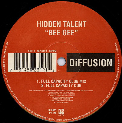 Hidden Talent - Bee Gee | DiFFUSION (582 319 1) - 2