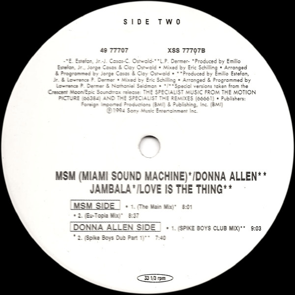 Jambala / Love Is The Thing