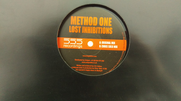 Method One - Lost Inhibitions | 555 Recordings (Tripple Five) (555 004)