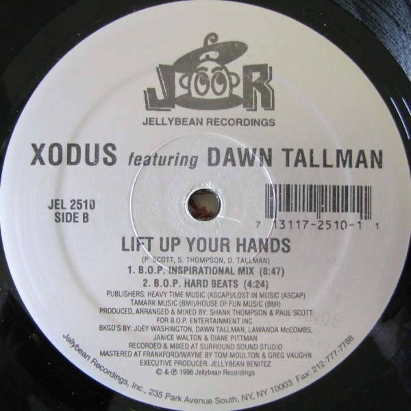 Xodus Feat. Dawn Tallman - Lift Up Your Hands | Jellybean Recordings (JEL 2510) - 2 Xodus Feat. Dawn Tallman - Lift Up Your Hands | Jellybean Recordings (JEL 2510) - 2