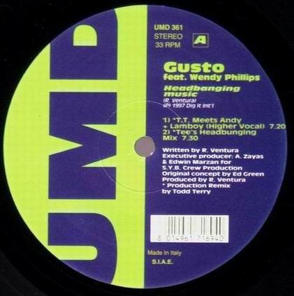 Gusto - Headbanging Music | Underground Music Department (UMD) (UMD 362 D) - 4