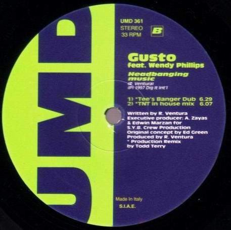 Gusto - Headbanging Music | Underground Music Department (UMD) (UMD 362 D) - 5