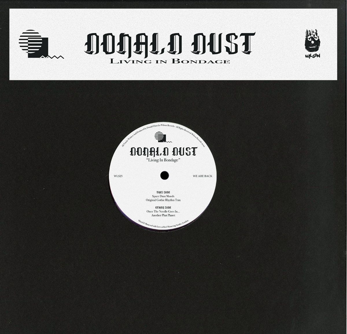 Donald Dust - Living in Bondage | Wilson Records (WLS25) - main
