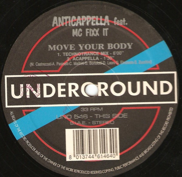Anticappella Feat. MC Fixx It - Move Your Body | Underground (UND 546) - 2