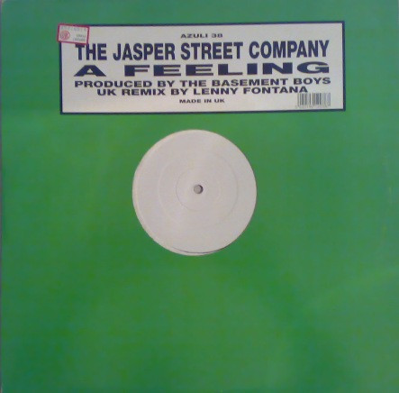 The Jasper Street Company - A Feeling | Azuli Records (AZNY 038)