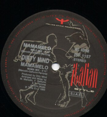 Dirty Mind - Mamamelo | Italian Style Production (ISP 1157) - main