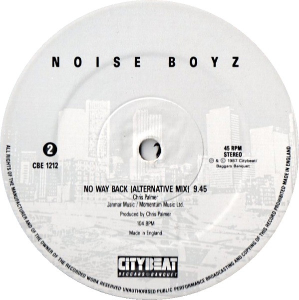 Noise Boyz - No Way Back | City Beat (CBE 1212) - 2