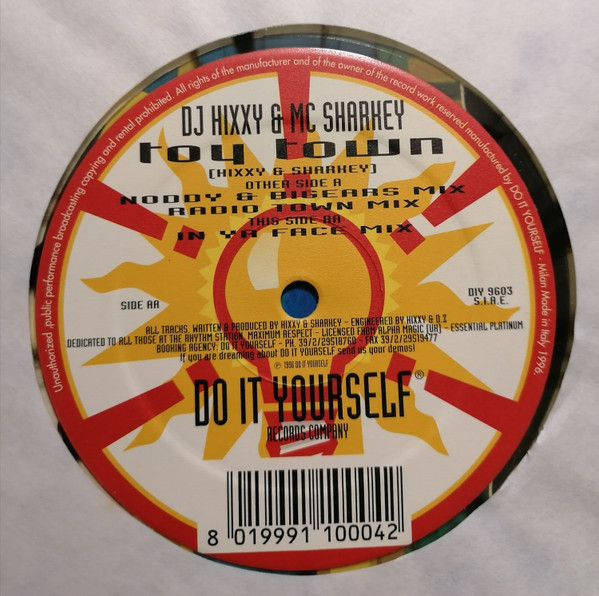 DJ Hixxy & MC Sharkey - Toy Town | Do It Yourself Entertainment (DIY 9603) - 3