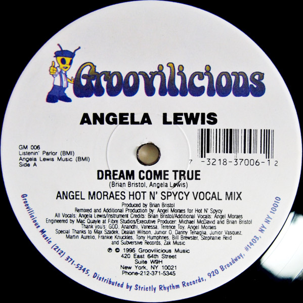 Angela Lewis - Dream Come True | Groovilicious (GM 006) - 3