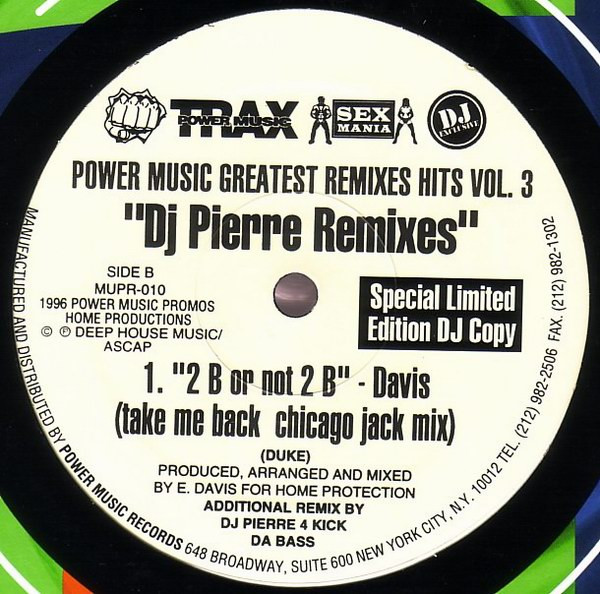 12 Min. To Do It / 2 B Or Not 2 B (DJ Pierre Remixes)