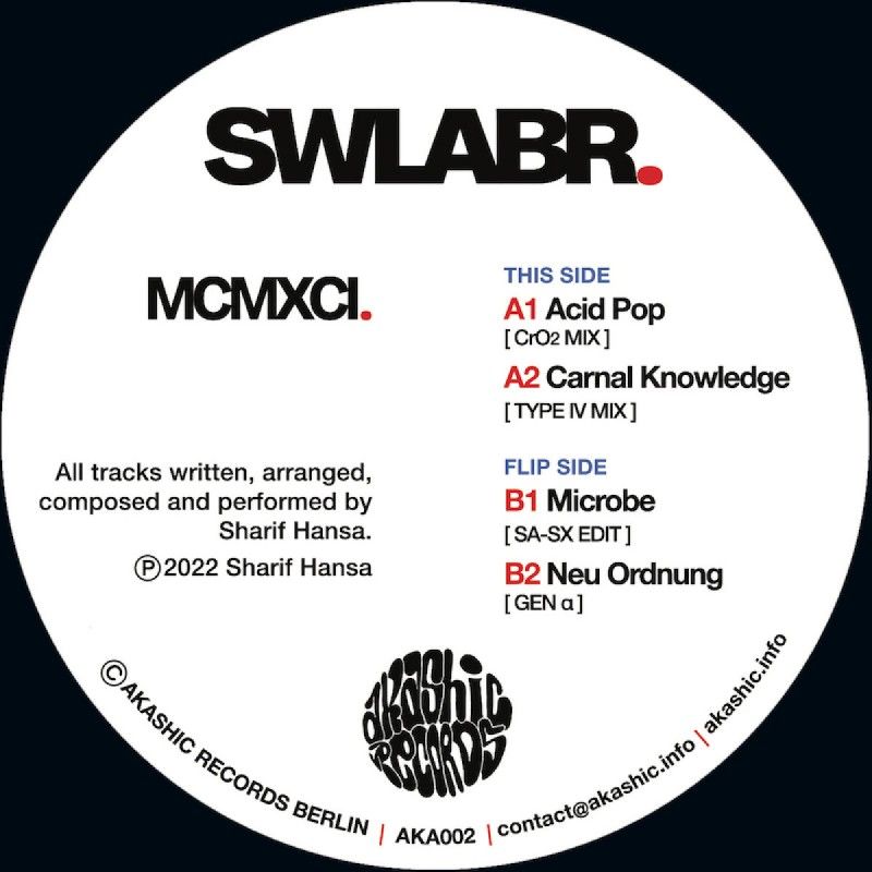 Swlabr - MCMXCI | Akashic Records Berlin (AKA002) - 4