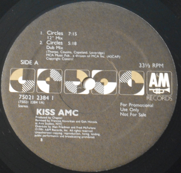 Kiss AMC - Circles | A&M Records (75021 2384 1)