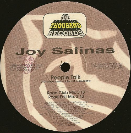 Joy Salinas - People Talk | One Thousand Records (OTR 008) - 3