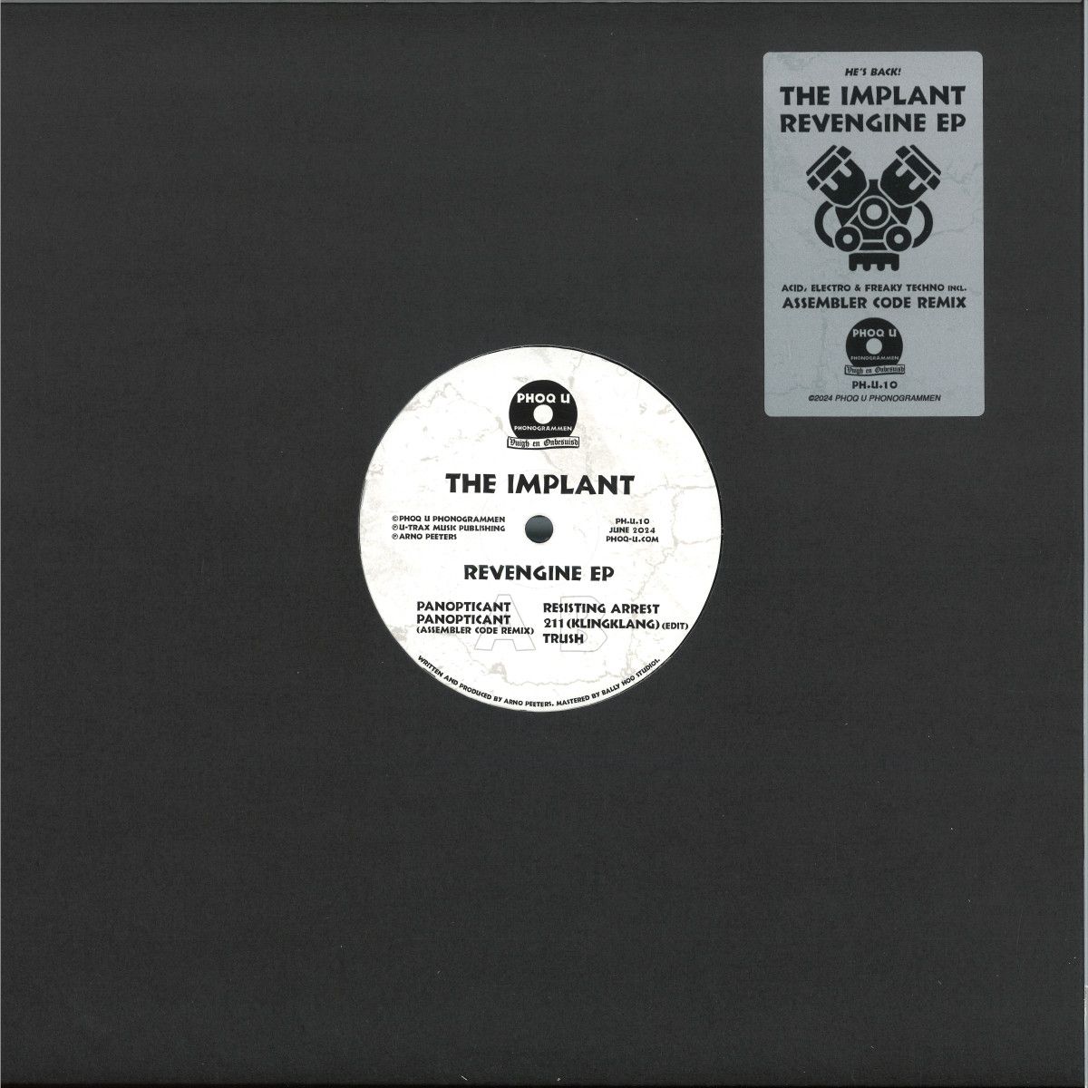 The Implant - Revengine EP | Phoq U Phonogrammen (PH.U.10) - main