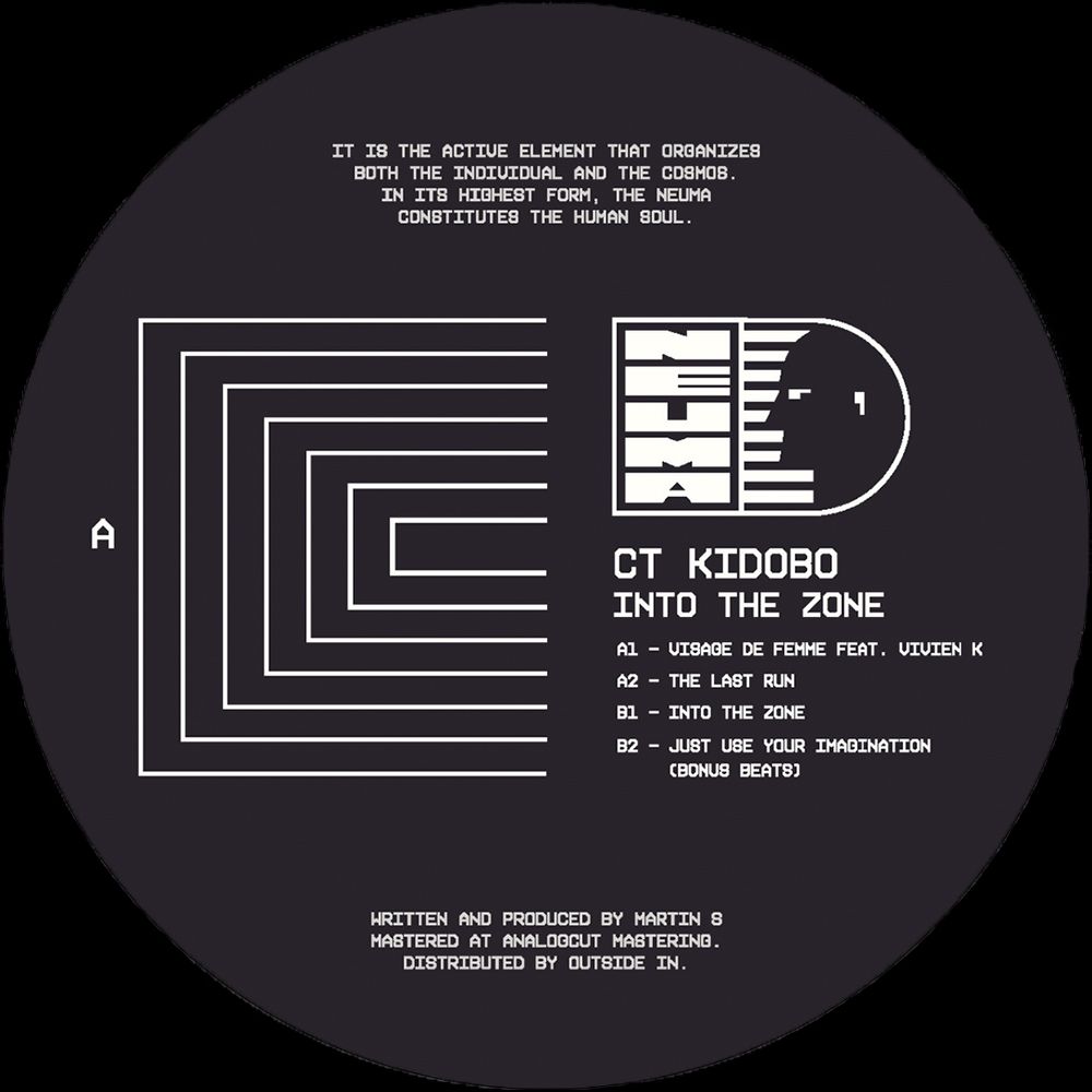 CT Kidobó - Into The Zone EP | Nuema Records (NMA001) - main CT Kidobó - Into The Zone EP | Nuema Records (NMA001) - main