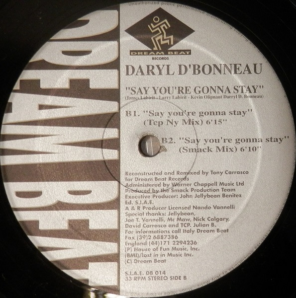 Say You're Gonna Stay