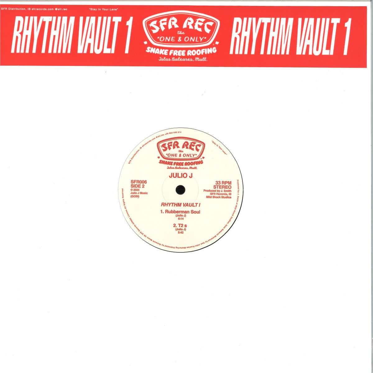Julio J - Rhythm Vault I | Snake Free Roofing (SFR006) - main
