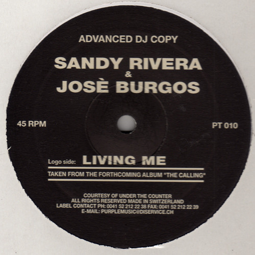 Sandy Rivera & Jose Burgos - Living Me | Purple Tracks (PT 010) - 3