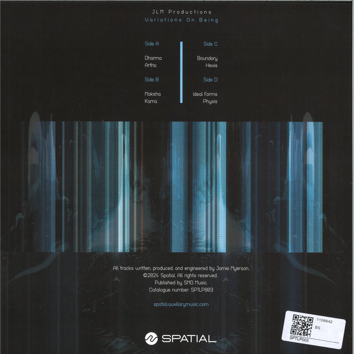 JLM Productions - Variations On Being | Spatial (SPTLP003) - 2
