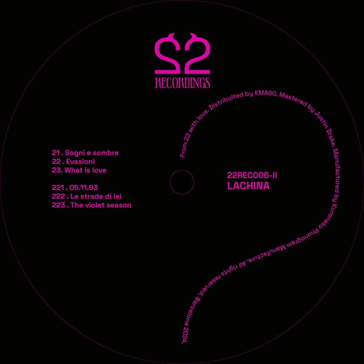 Lachina - Lachina Part II | 22Recordings (22REC006.2) - main