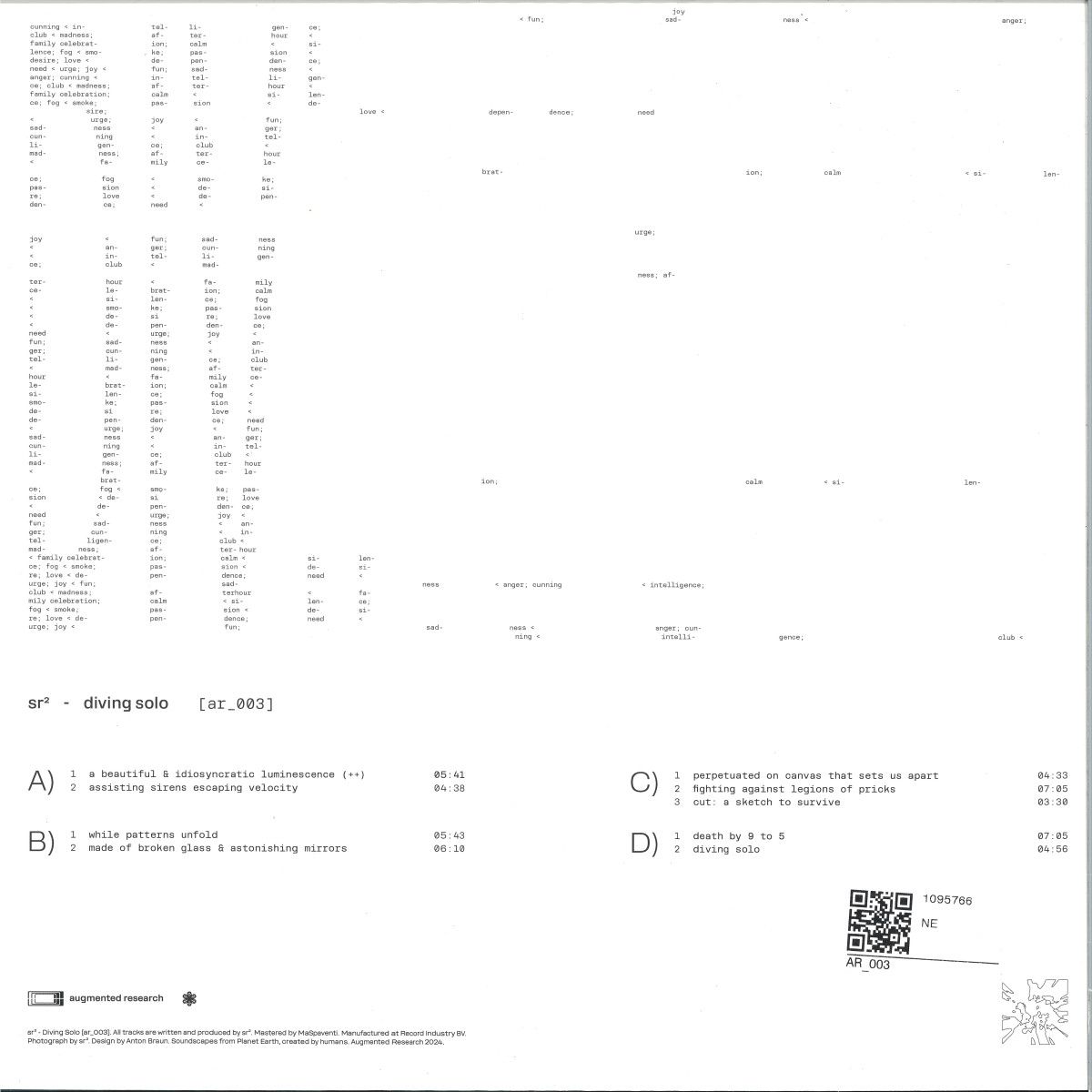 sr² - Diving Solo | Augmented Research ([ar_003]) - 2