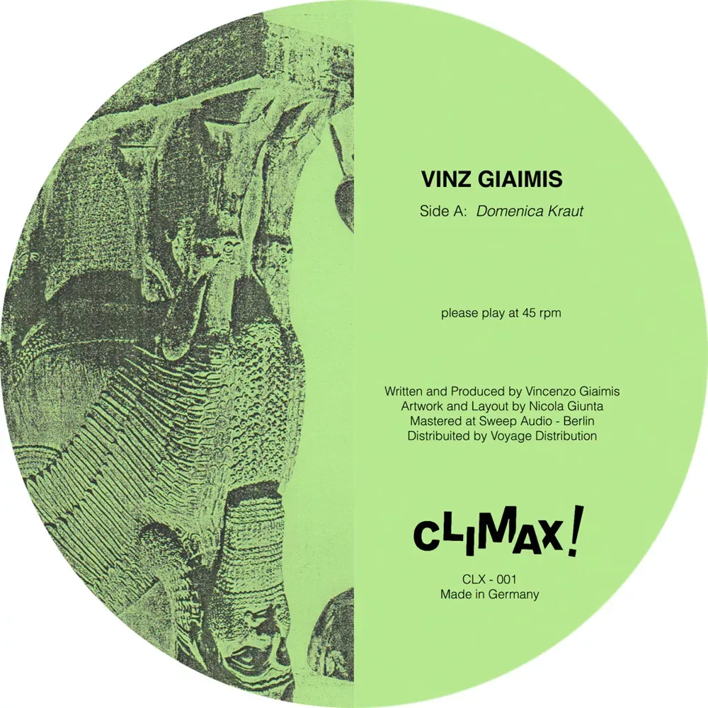 Vinz Giaimis - Domenica Kraut | Climax (CLX - 001) - main