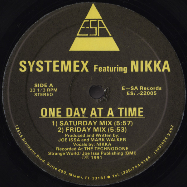 Systemex Featuring Nikka - One Day At A Time | E-SA Records (ESA-22005)