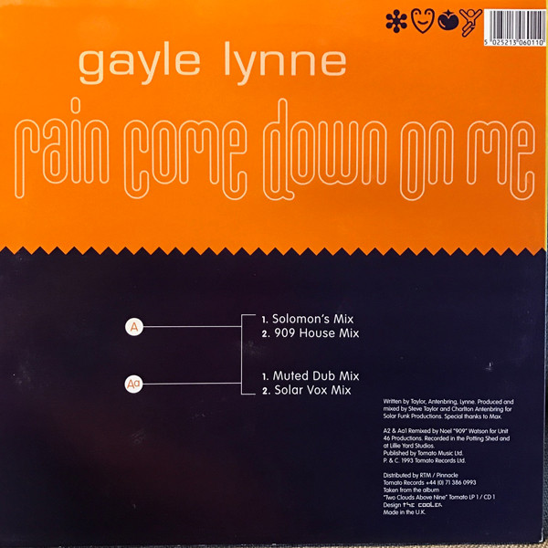 Gayle Lynne - Rain Come Down On Me | Tomato Records (Tomato 11) - 2