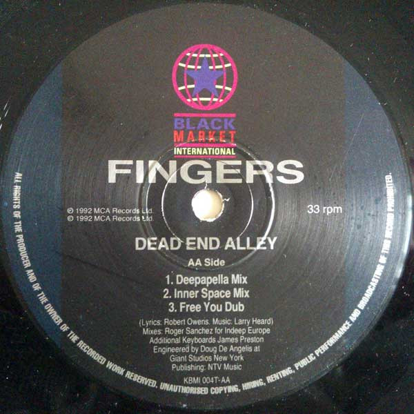 Fingers - Dead End Alley | Black Market International (KBMI 004 T) - 2
