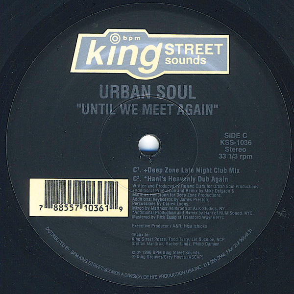 Urban Soul - Until We Meet Again | King Street Sounds (KSS-1036) - 3