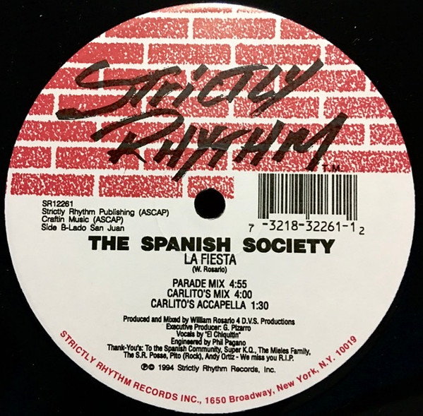 The Spanish Society - La Fiesta | Strictly Rhythm (SR12261) - 3