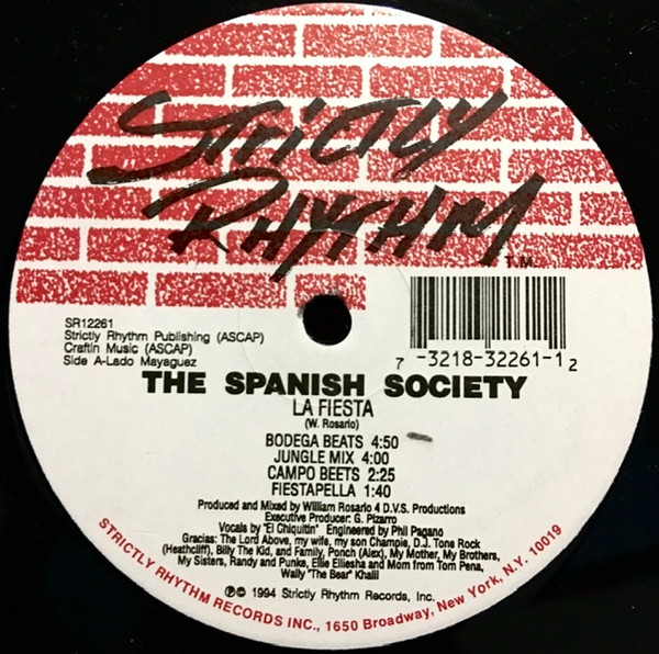 The Spanish Society - La Fiesta | Strictly Rhythm (SR12261) - 2